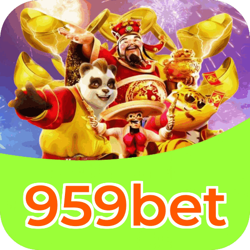 Interface do aplicativo 959bet mostrando jogos disponíveis no iOS e Android